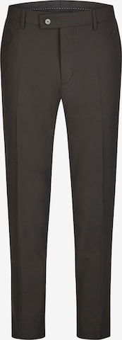 HECHTER PARIS Pleated Pants in Black: front