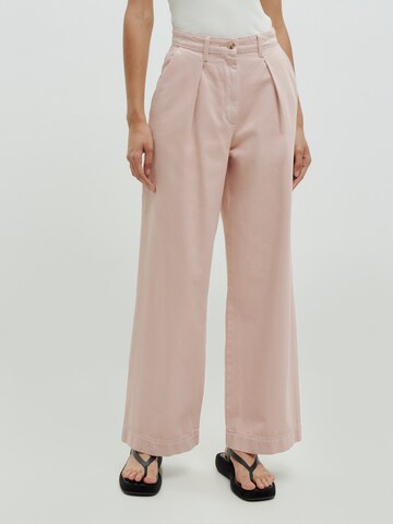 EDITED Normalny krój Spodnie 'Mascha' w kolorze różowy: przód
