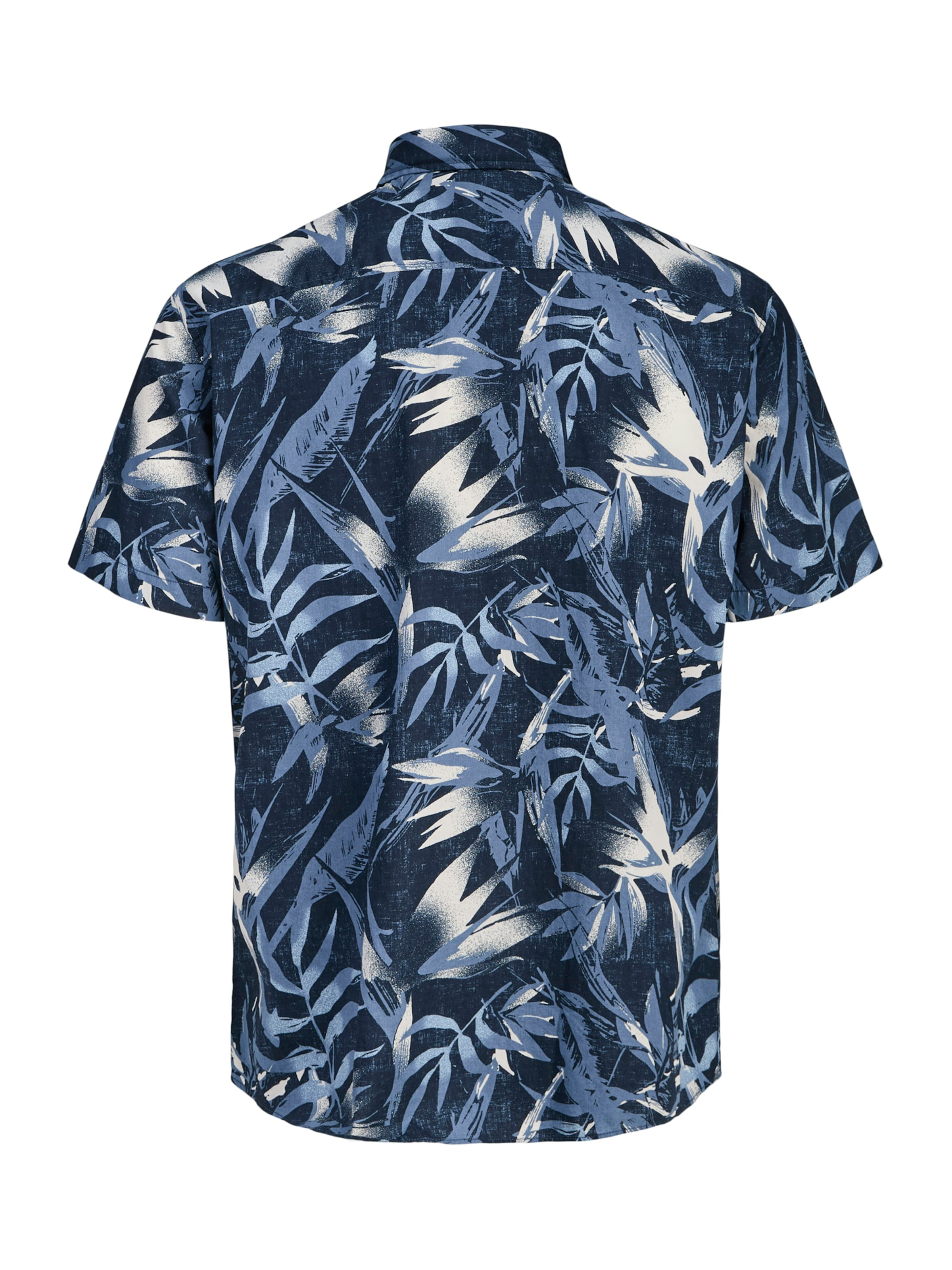 Jack & Jones Plus Regular fit Overhemd 'JJHonolulu' in Blauw