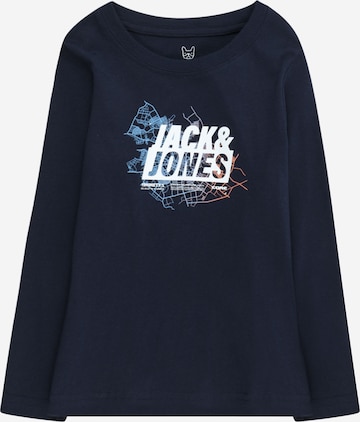 Jack & Jones Junior - Camisola 'COMAP' em azul: frente
