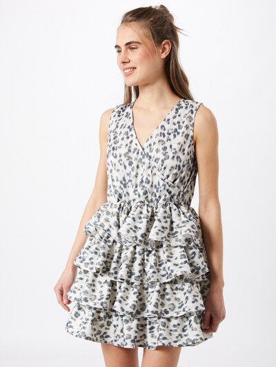 Unique21 Robe en beige / crème / bleu nuit, Vue avec modèle