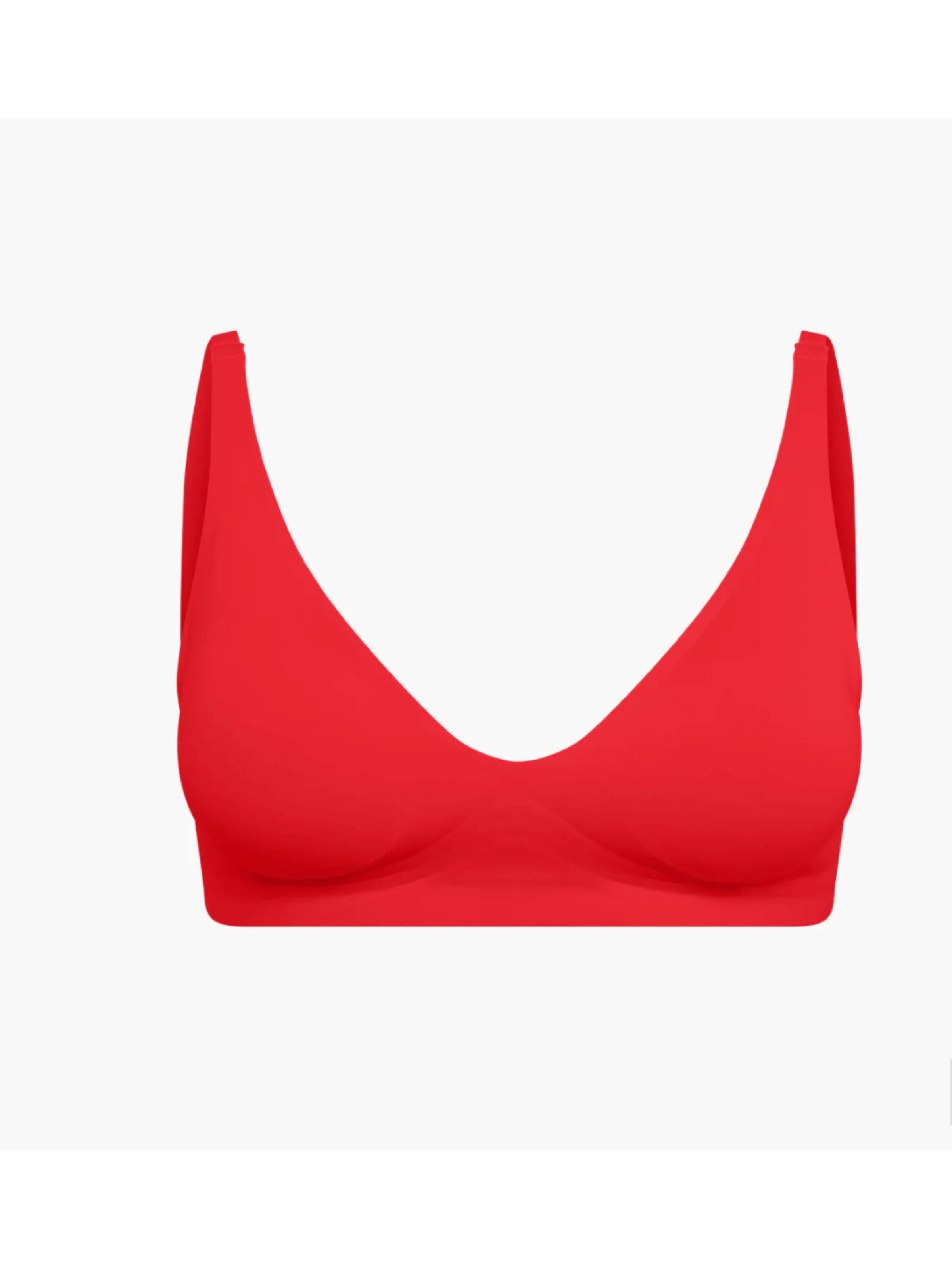 Reggiseno 'Comfort Push-Up BH' di cfab (formerly creamy fabrics) in rosso: frontale