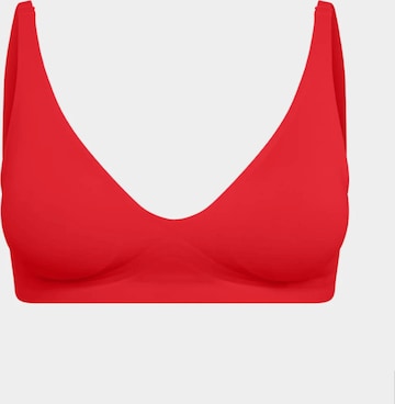 Reggiseno 'Comfort Push-Up BH' di cfab (formerly creamy fabrics) in rosso: frontale