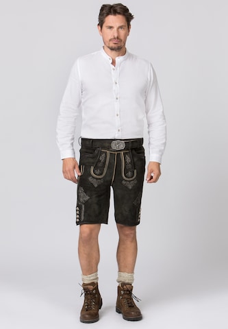 Regular Pantalon folklorique 'Bertl' STOCKERPOINT en gris