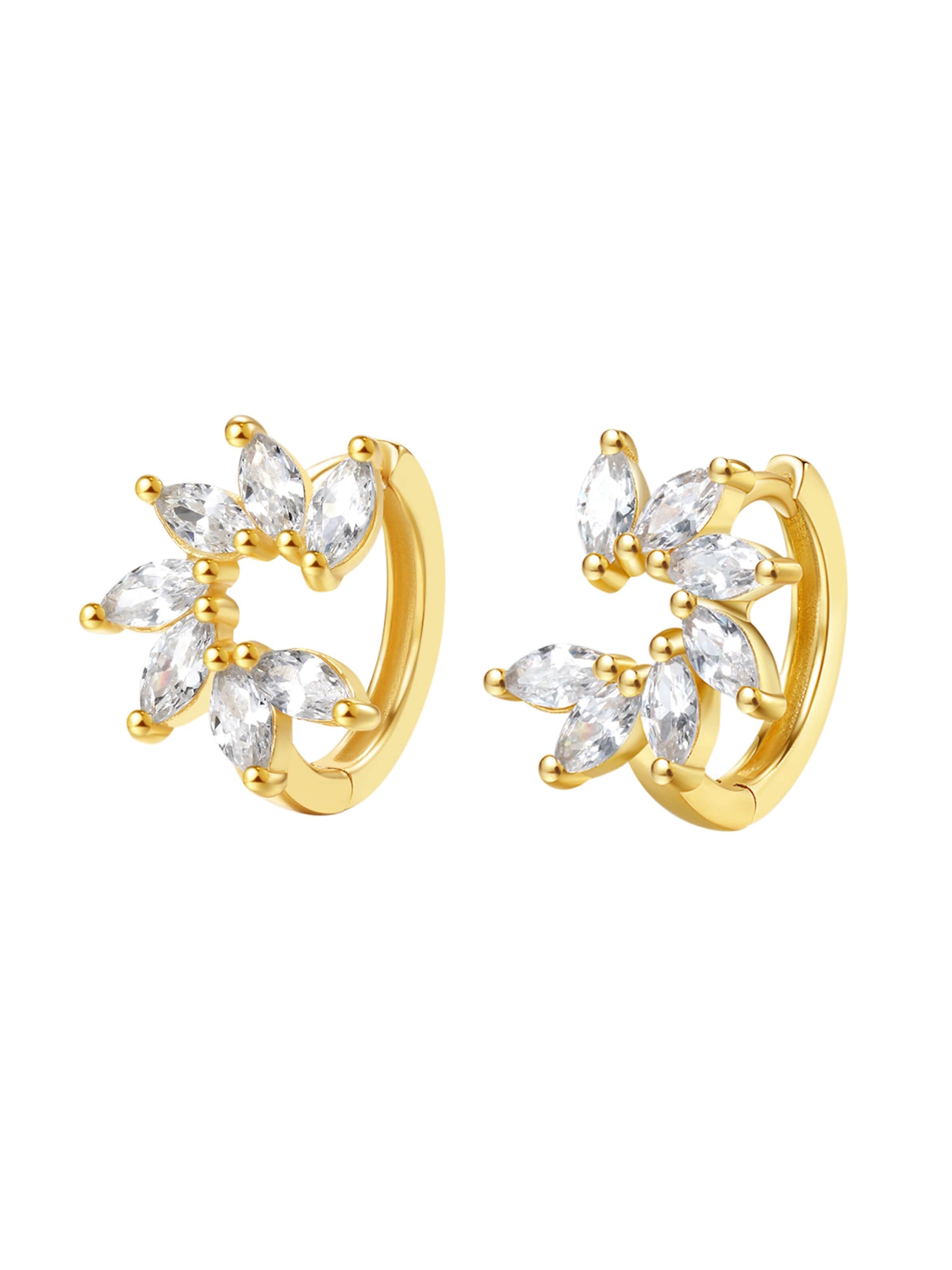 Hey Happiness Earrings 'Petal' in Gold