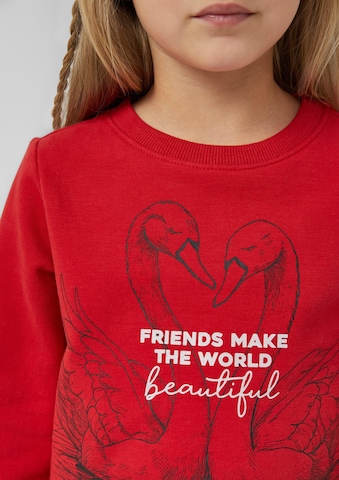 Sweat-shirt s.Oliver en rouge