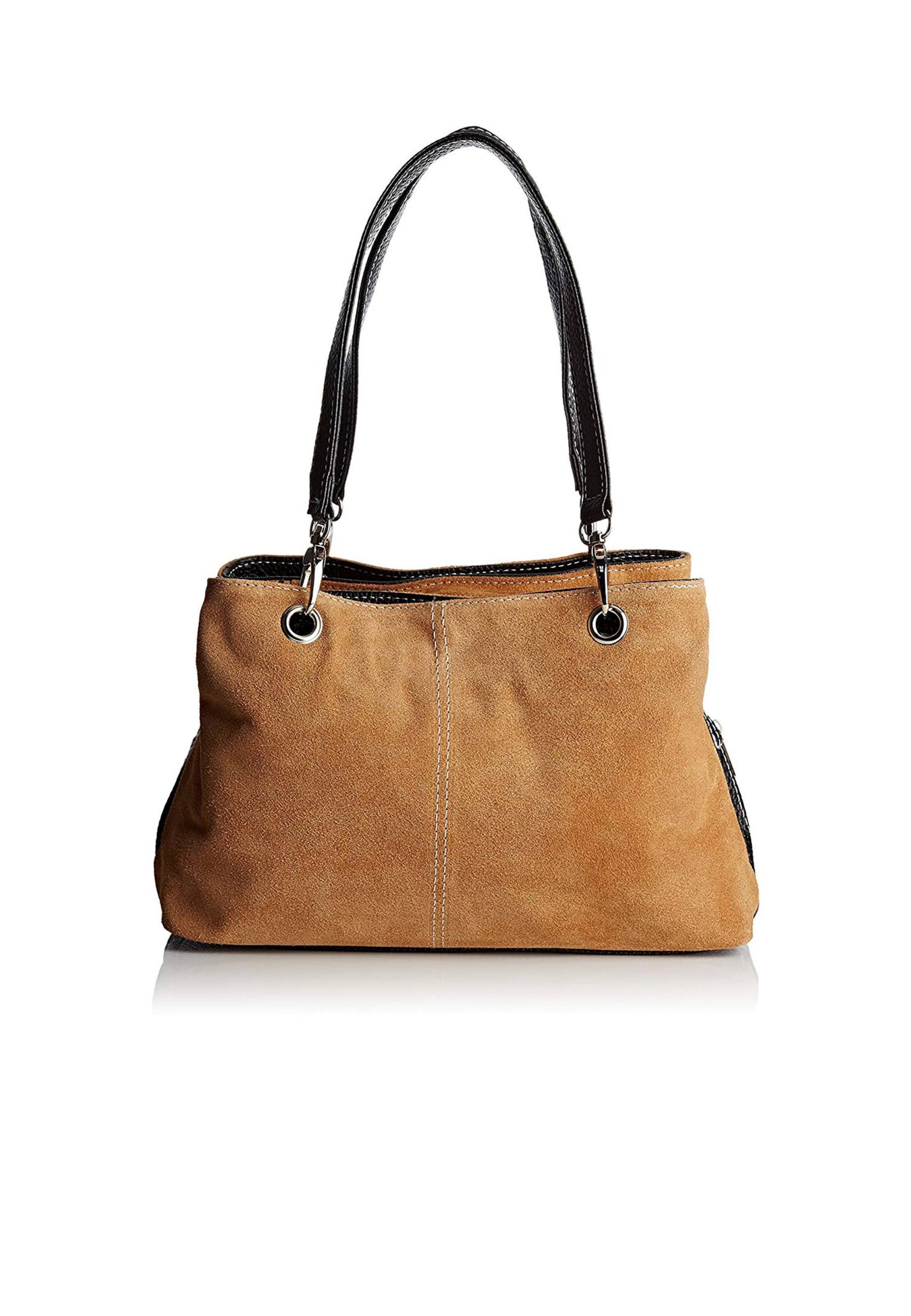 CHICCA BORSE Handbag in Brown: front