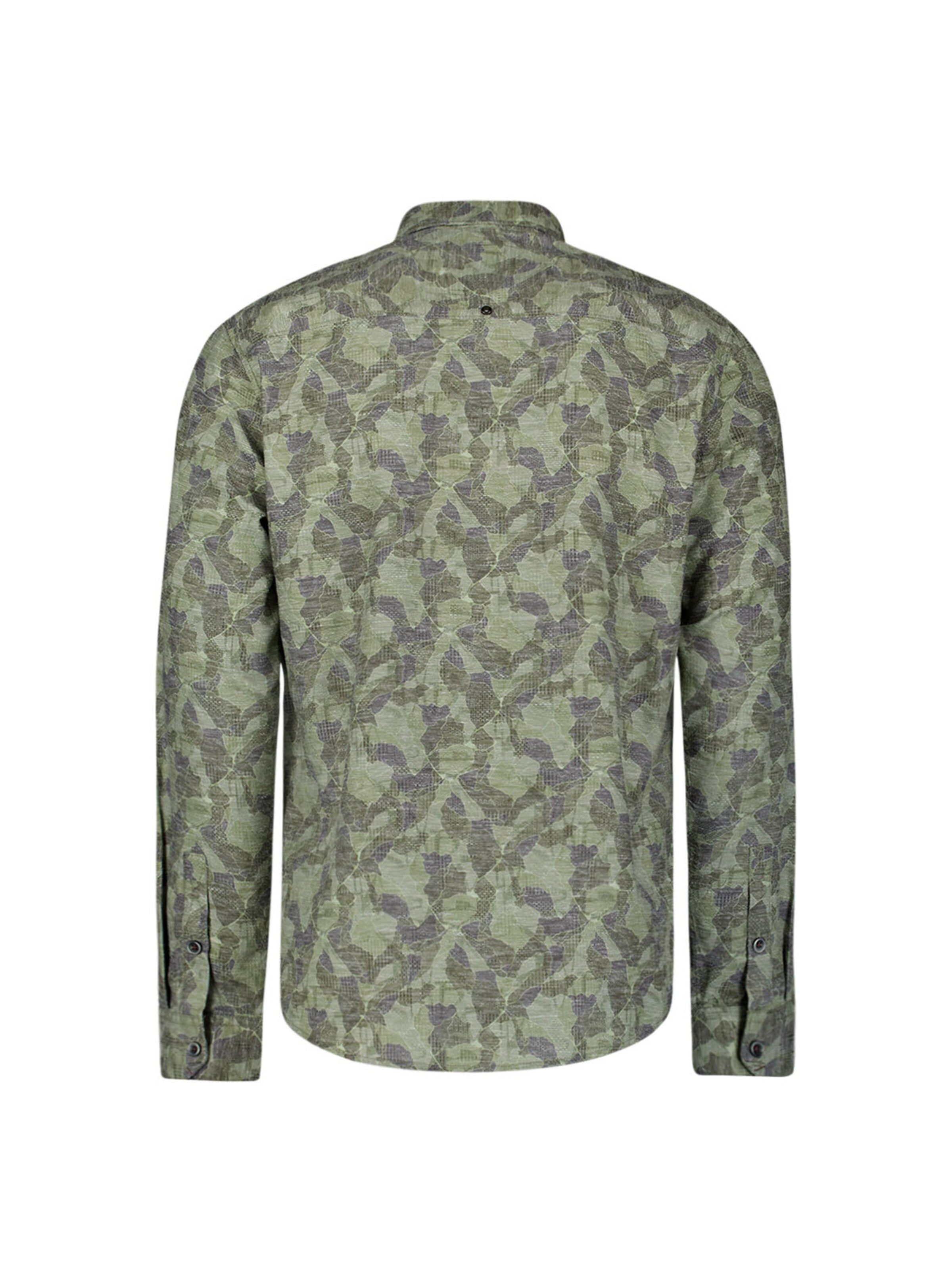 No Excess Regular fit Button Up Shirt in Grey