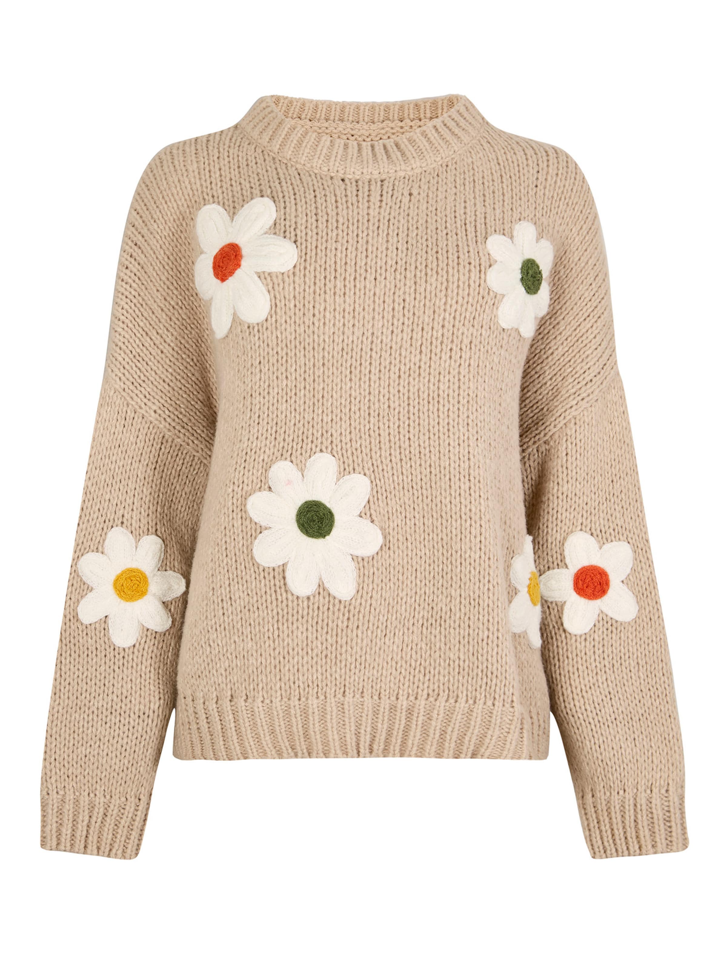 Pullover di Apricot in marrone: frontale