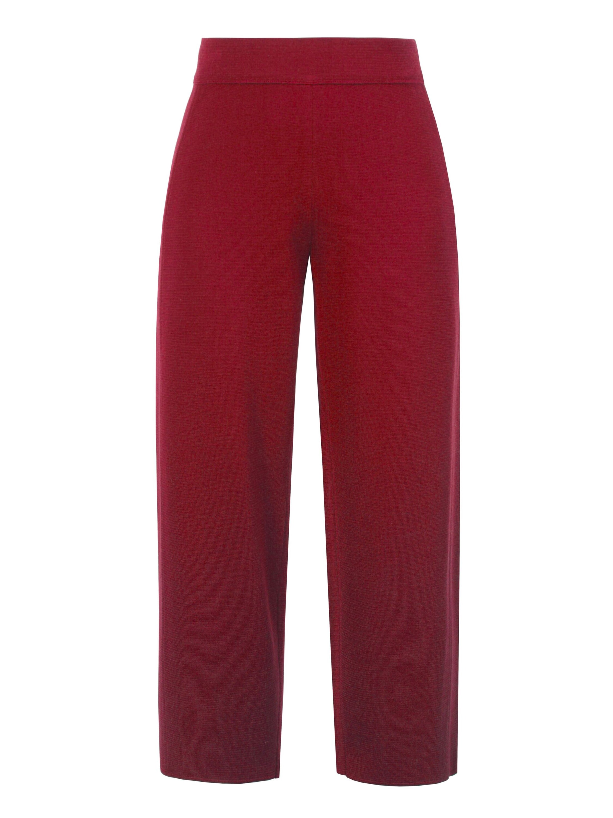 IVKO Woman Regular Trousers in Red: front