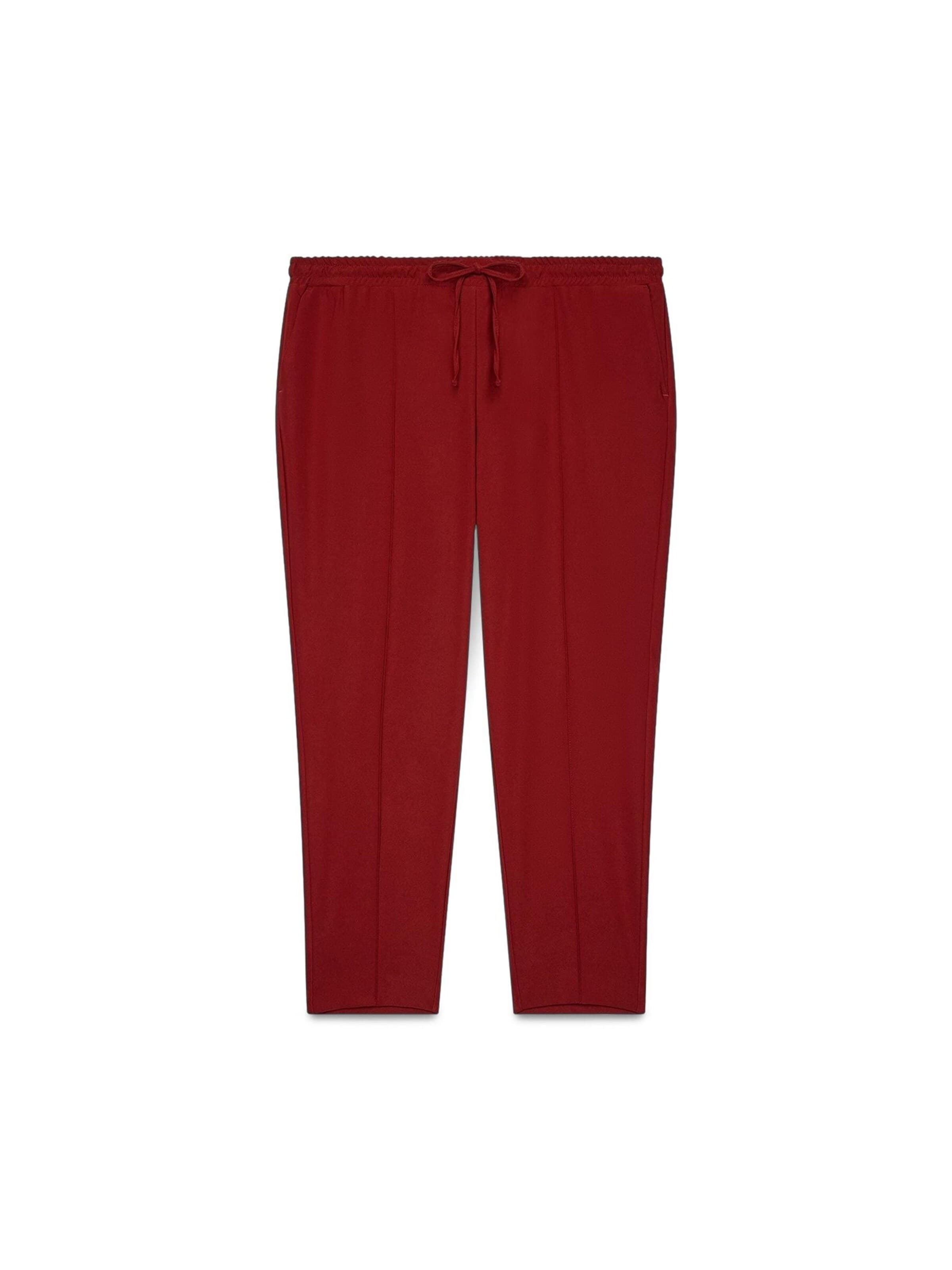 Fiorella Rubino - Slimfit Pantalón en rojo: frente