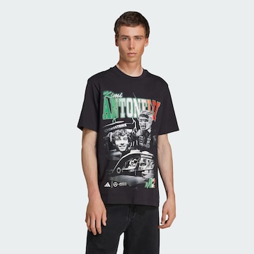 T-Shirt fonctionnel 'Mercedes - AMG Petronas Formula One Team' ADIDAS PERFORMANCE en noir : devant