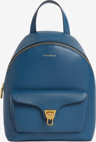 Coccinelle Rucksack 'COCCINELLE Beat Generation S26 2' in Blau: Vorderseite