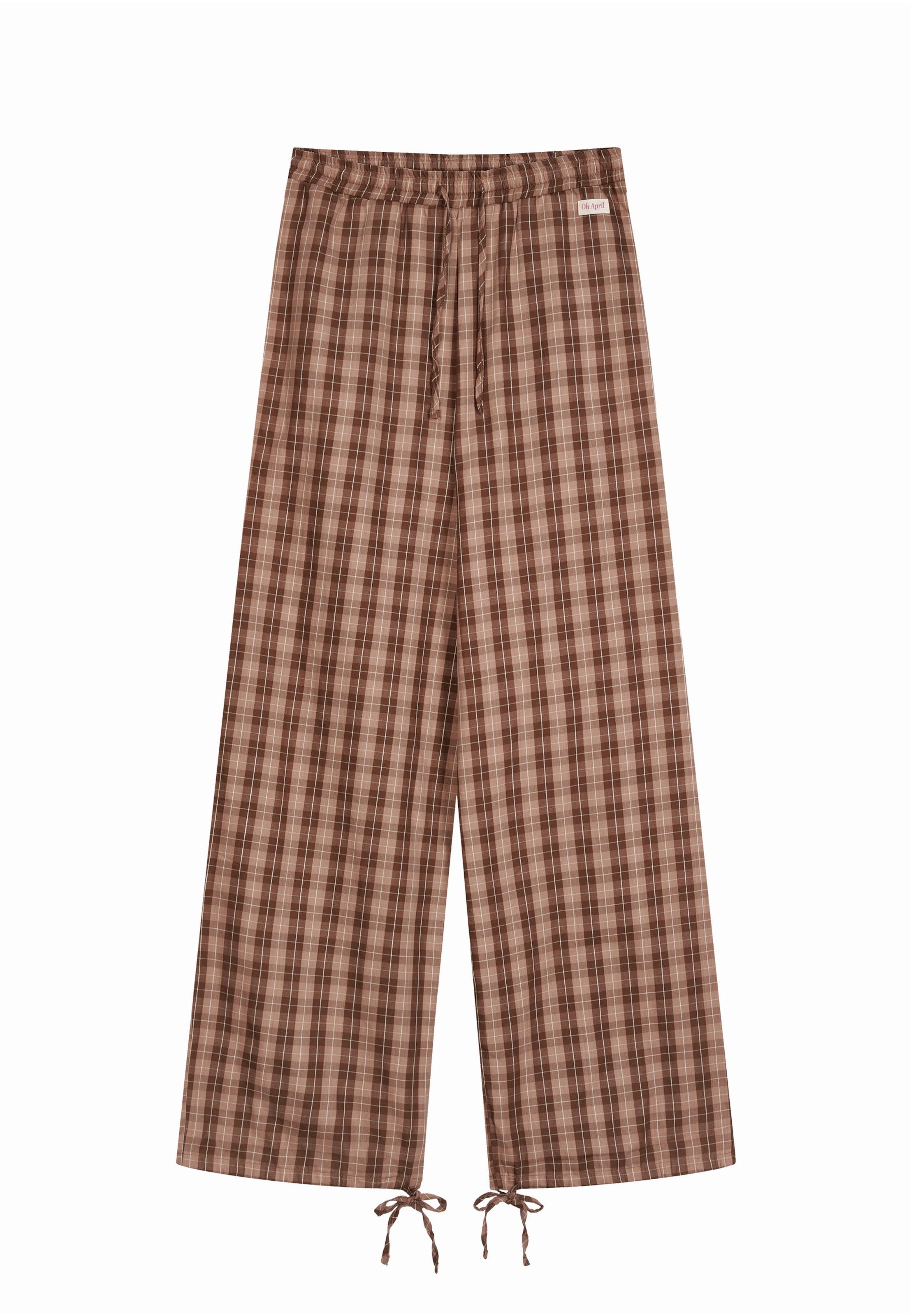Pantalon 'Elior' OH APRIL en marron : devant