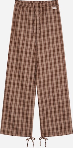 Regular Pantalon 'Elior' OH APRIL en marron : devant