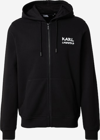 Karl Lagerfeld Jopa na zadrgo | črna barva: sprednja stran