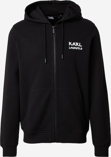 Karl Lagerfeld Gornji dio trenirke u crna / bijela, Pregled proizvoda