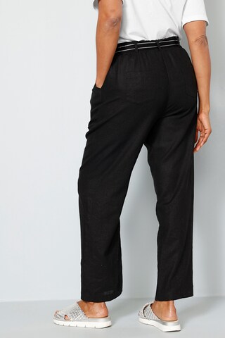 Regular Pantalon MIAMODA en noir