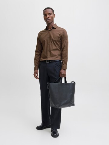 Slim fit Camicia 'JPRBLAParker' di JACK & JONES in marrone