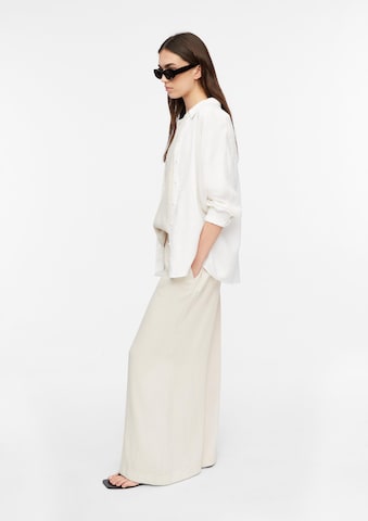 COMMA Широкий Штаны в Бежевый