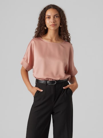 VERO MODA Blouse 'MERLE' in Roze: voorkant