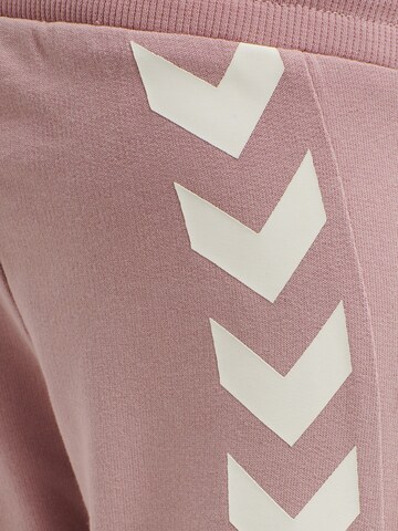 Hummel Tapered Sporthose 'Apple' in Pink