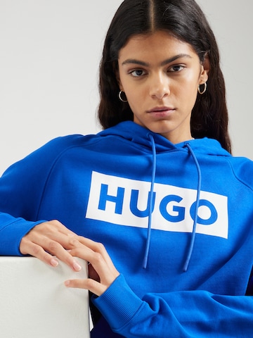 HUGO Blue Sweatshirt 'Dariane' i blå