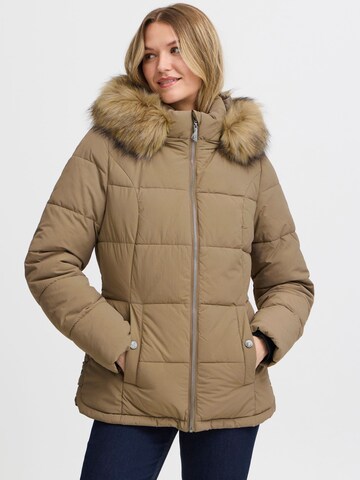 Fransa Winter jacket 'Marna JA 2 ' in Beige: front