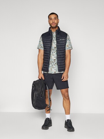 COLUMBIA Αθλητικό γιλέκο 'Powder Pass™' σε μαύρο