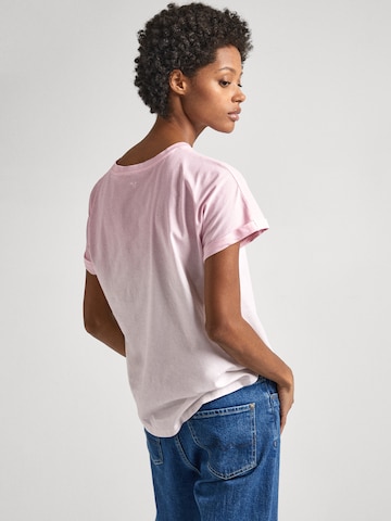 T-shirt 'LOURDES' Pepe Jeans en rose