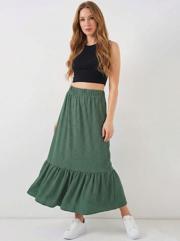 Bigdart Skirt 'Strickröcke' in Green: front