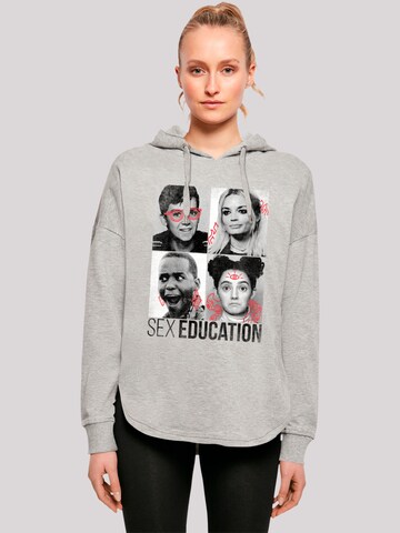 Sweat-shirt 'Sex Education Class Photos Netflix TV Series' F4NT4STIC en gris : devant