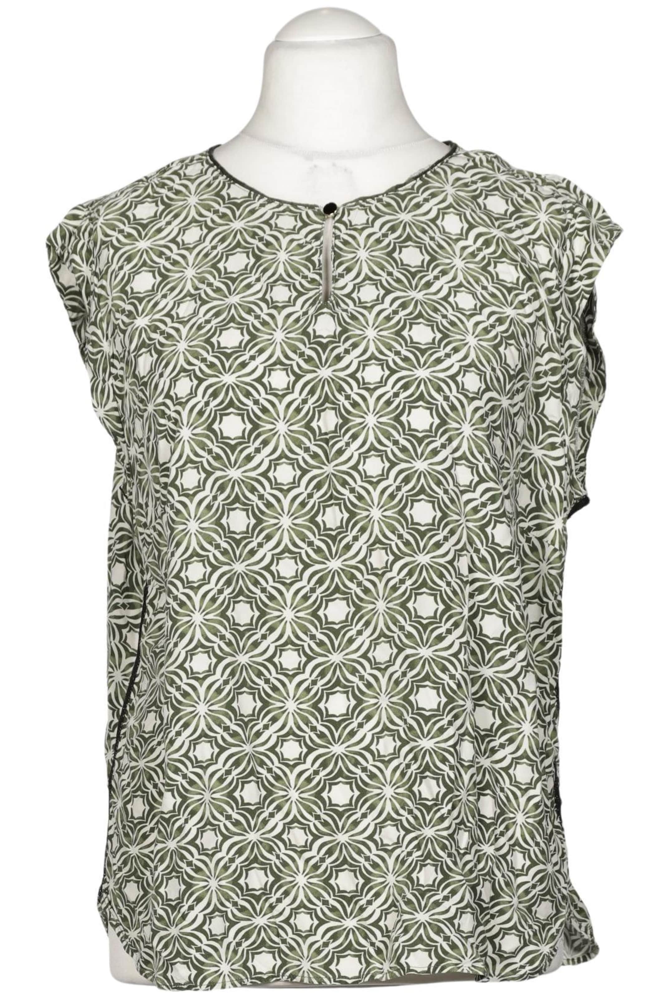 Cartoon Bluse XL in Grün: Vorderseite