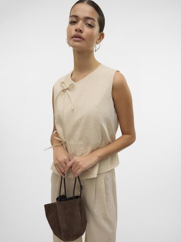 Gilet da completo 'VMFea' di VERO MODA in beige