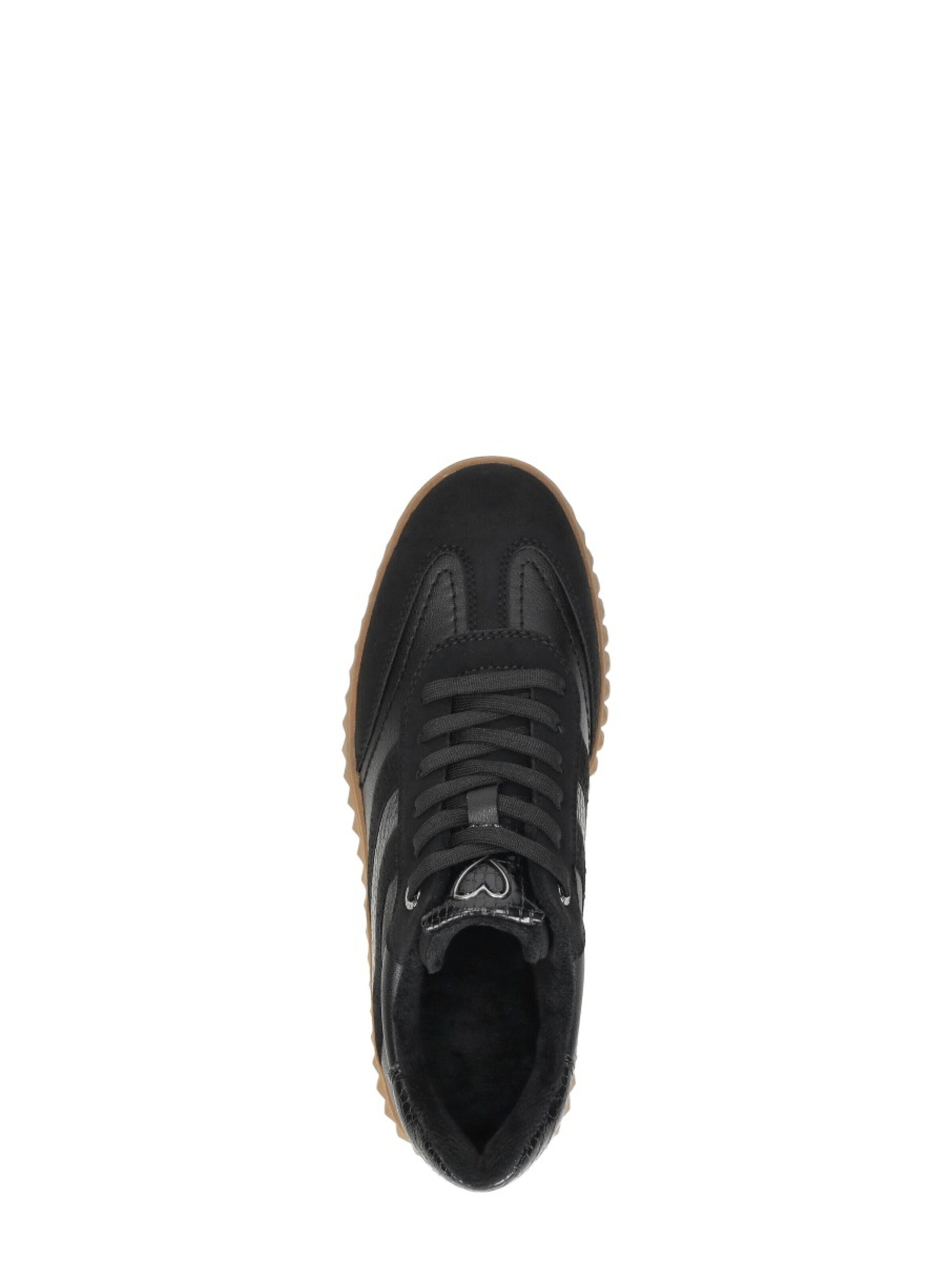 MARCO TOZZI Sneakers laag 'Sneakers Laag' in Zwart