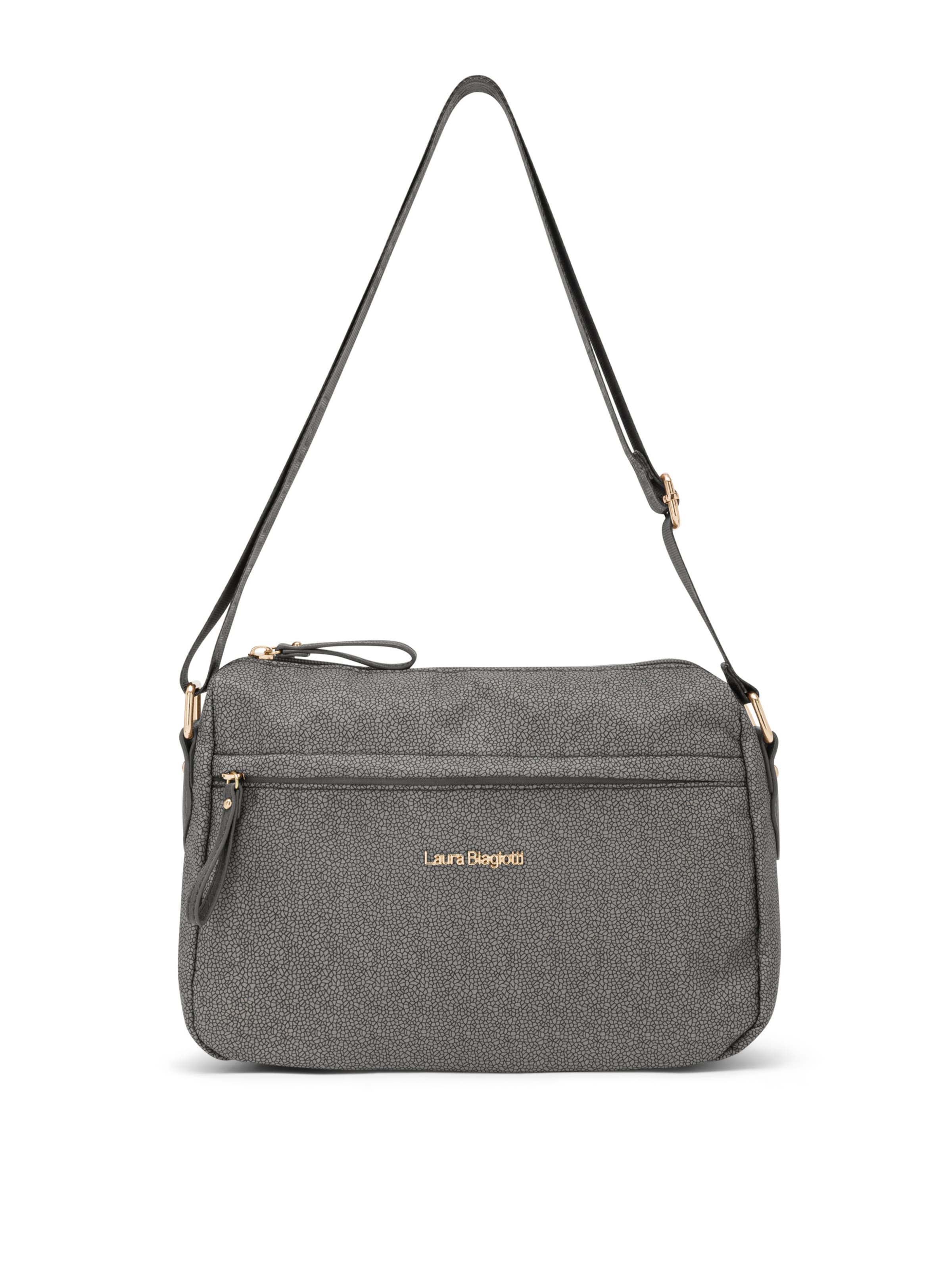 Borsa a tracolla 'Lorde 11' di Laura Biagiotti in grigio: frontale