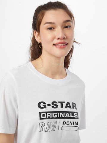 G-Star RAW Shirts i hvid