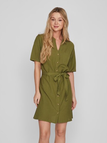 Robe-chemise 'Prisilla' VILA en vert : devant