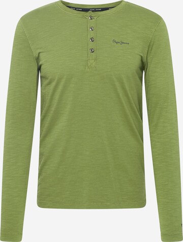 Pepe Jeans Shirt 'THANE' in Groen: voorkant