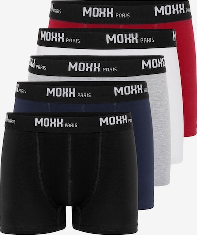 Moxx Paris Bokseršorti, krāsa - tumši zils / raibi pelēks / sarkans / melns / balts, Preces skats