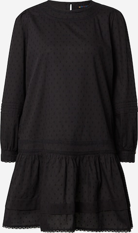 Superdry Shirt Dress in Black: front