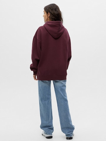 Pull&Bear Sweatshirt in Rot