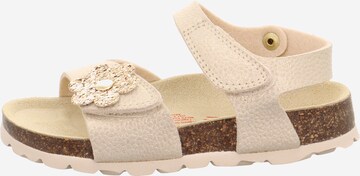 SUPERFIT Sandaler 'FUSSBETTPANTOFFEL' i beige