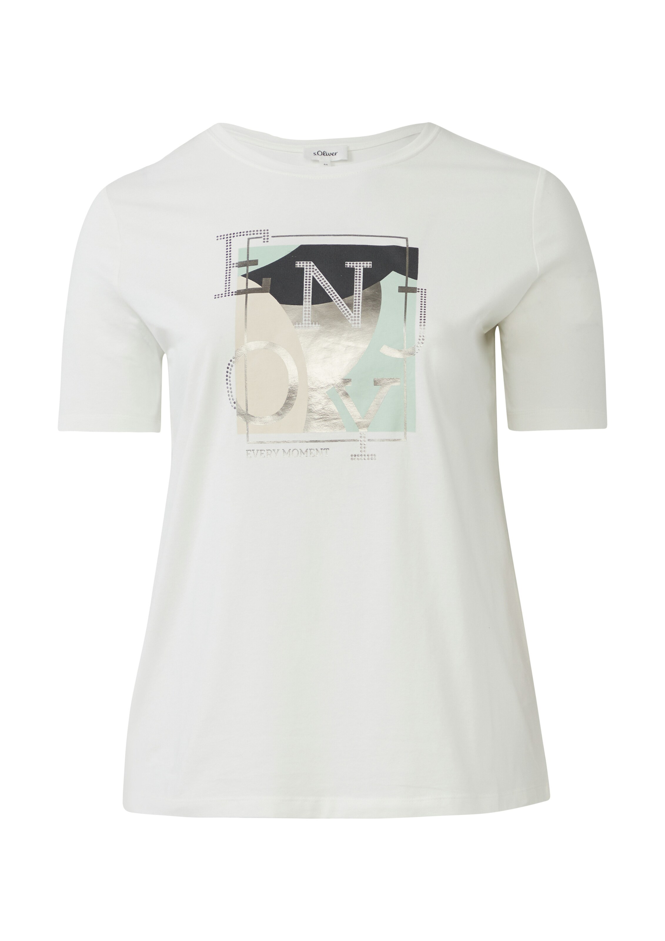 s.Oliver Red Label Plus Shirt in White: front