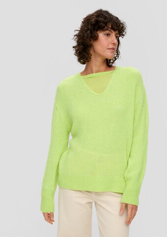 Pull-over s.Oliver en vert : devant