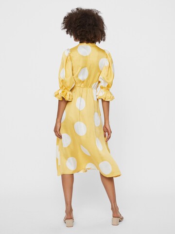 VERO MODA Shirt Dress 'Filuca' in Yellow