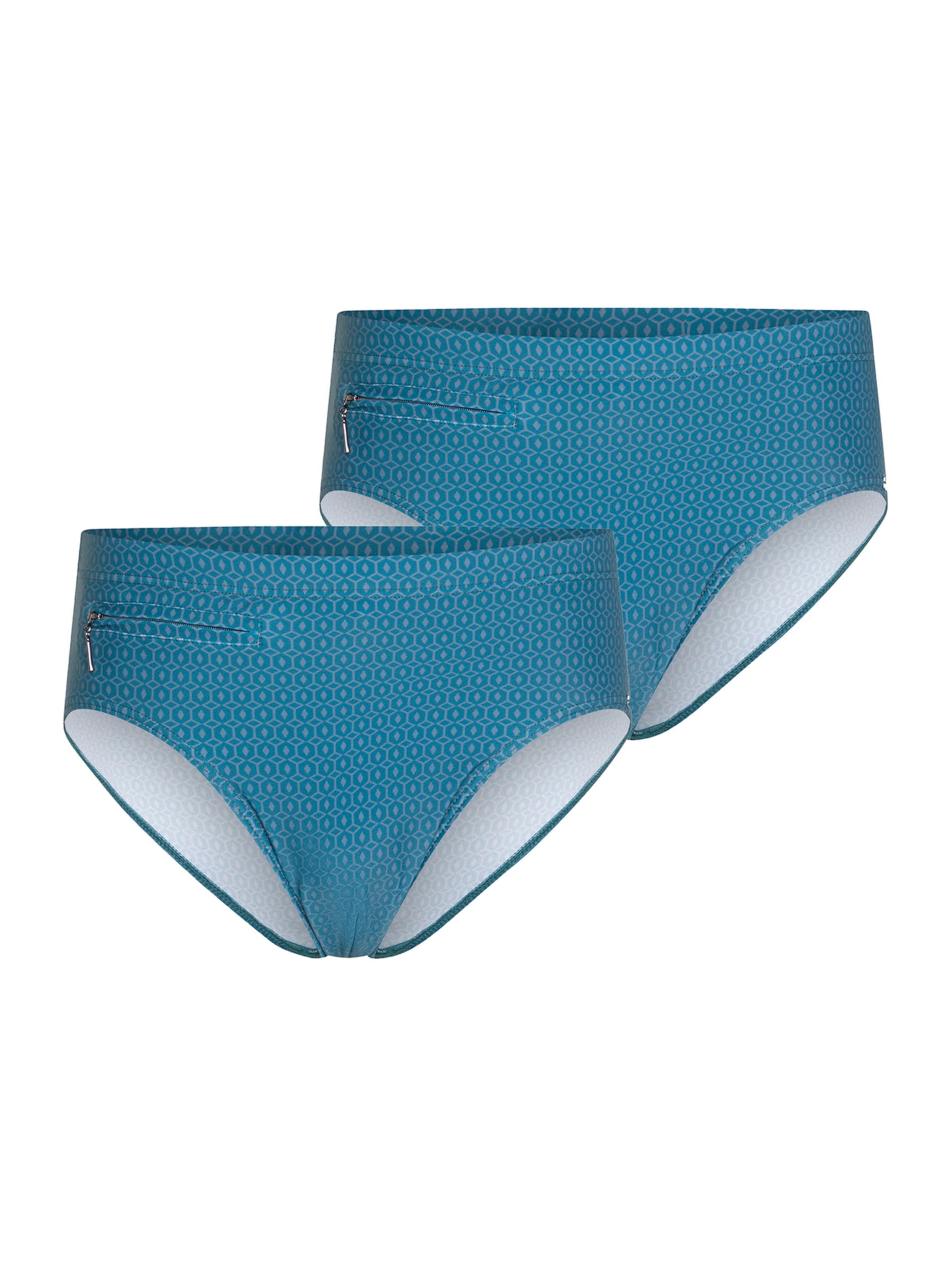 SCHIESSER Badehose ' Classic Swim ' in Blau: Vorderseite