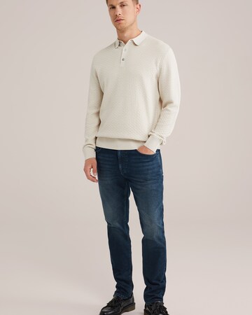 WE Fashion Slimfit Jeans in Blauw