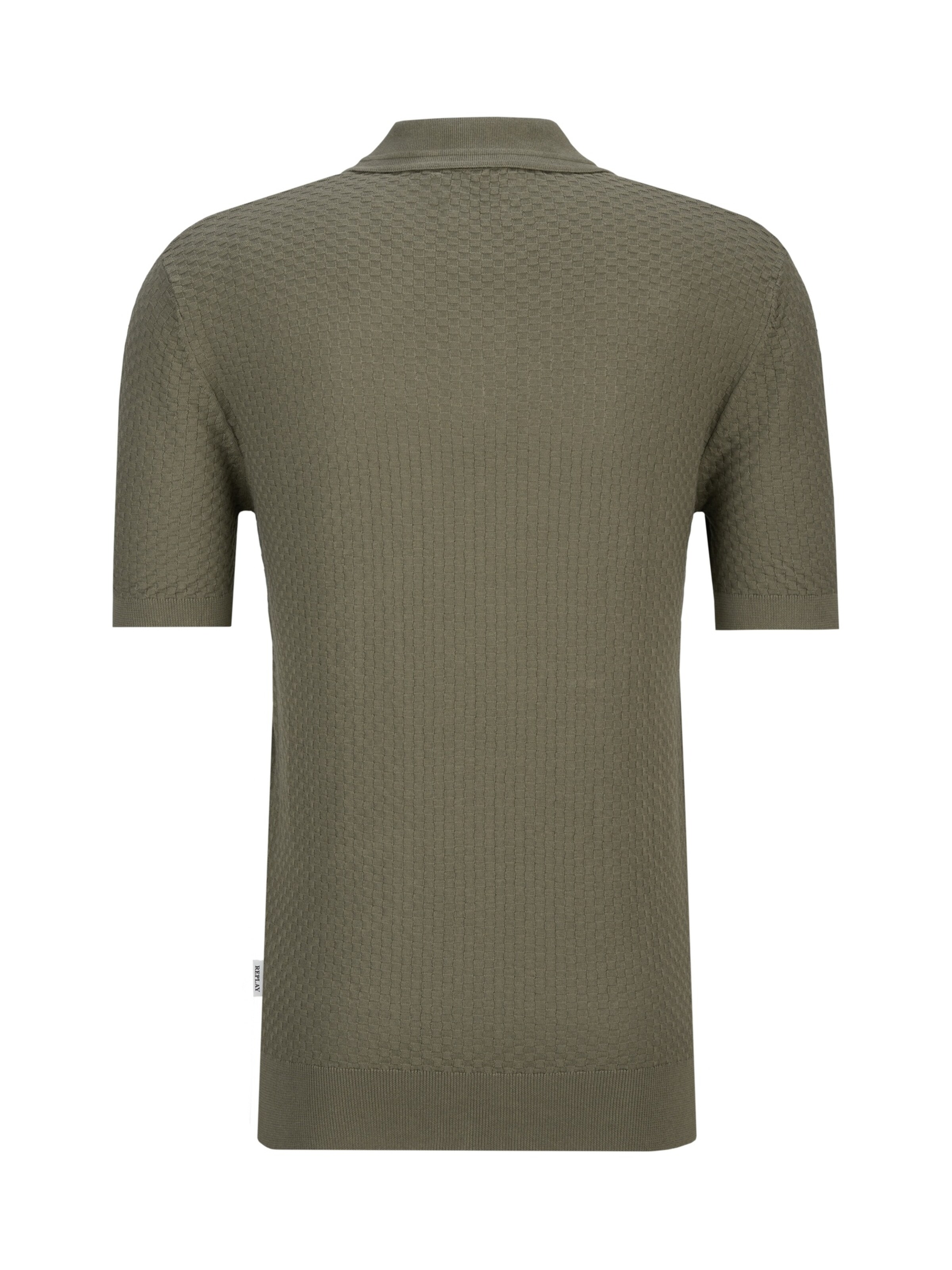REPLAY Poloshirt in Grün