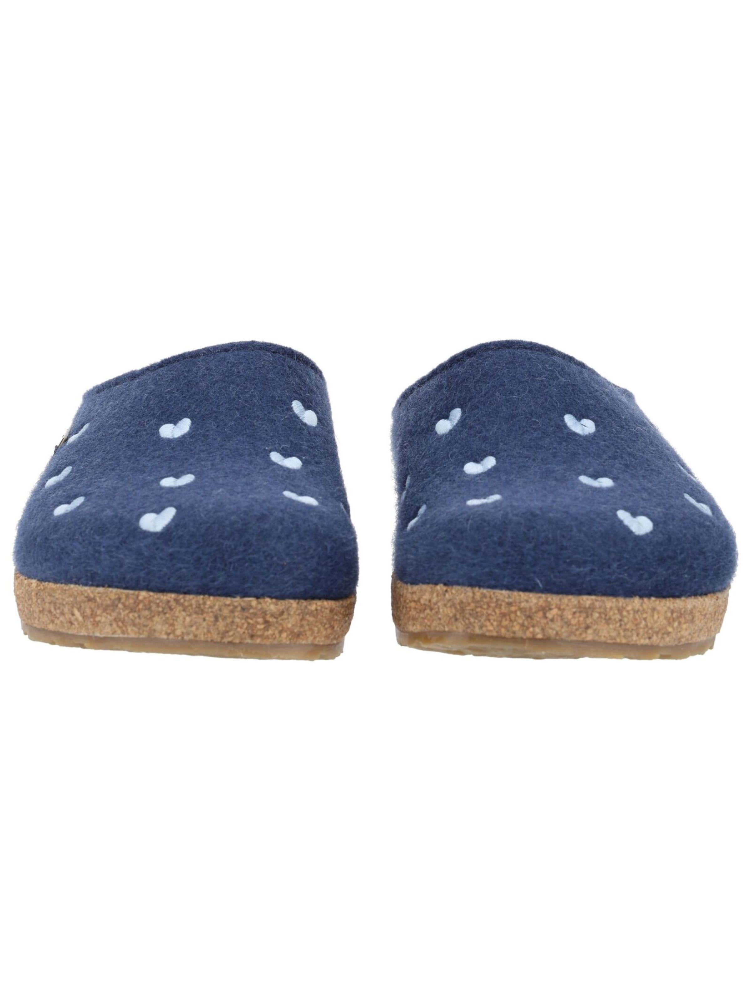 Pantoufle HAFLINGER en bleu
